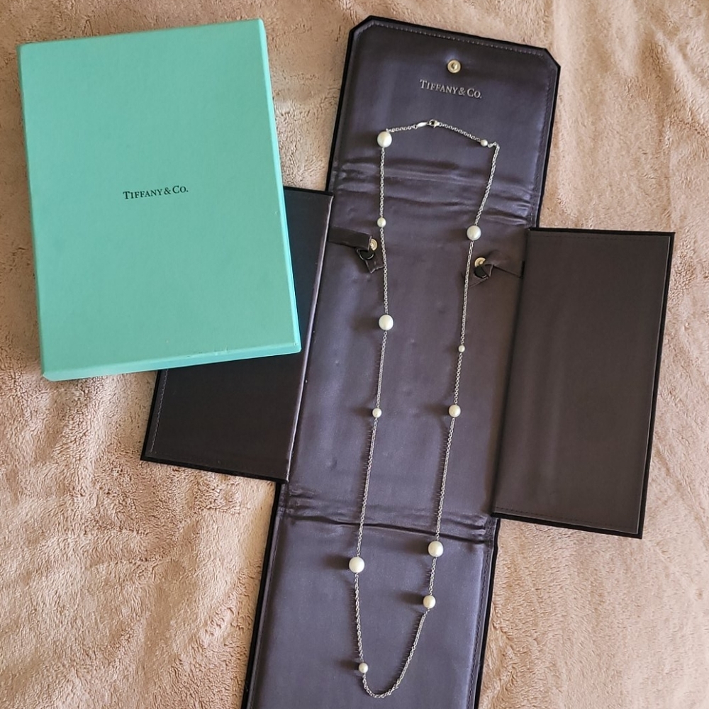 Tiffany Elsa Peretti Pearls by The Yard Necklace